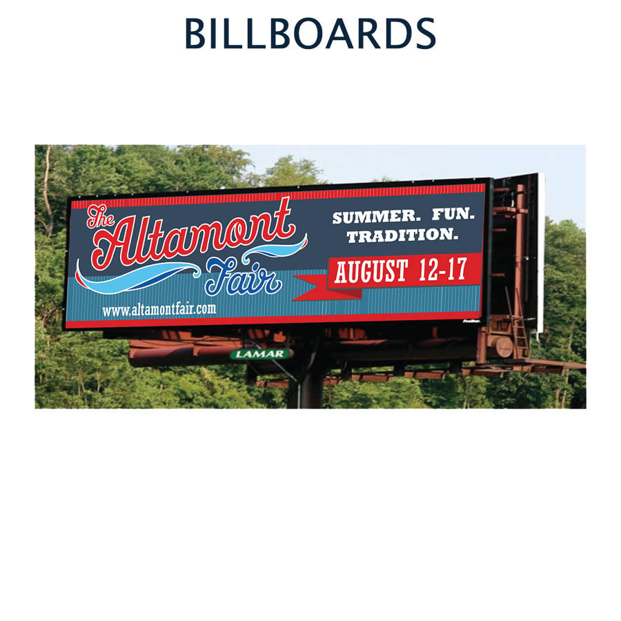 Custom designed billboards